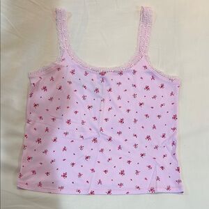 Skims Floral Lace Tank